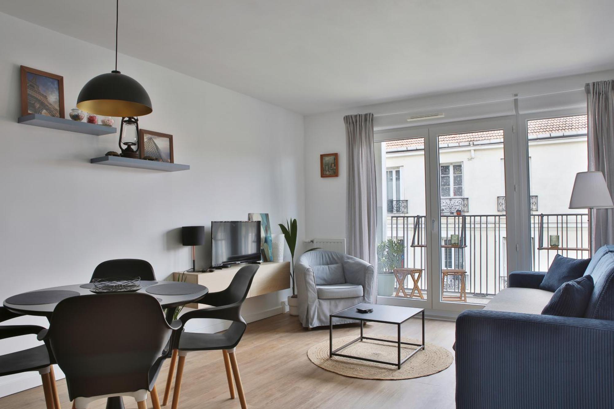 "Starry In So" 47M2, Lits Jumeaux, Parking Gratuit, Rue Calme Et Arboree, Metro 10 Min, Stade De France 24Min A Pied Saint-Ouen  Dış mekan fotoğraf