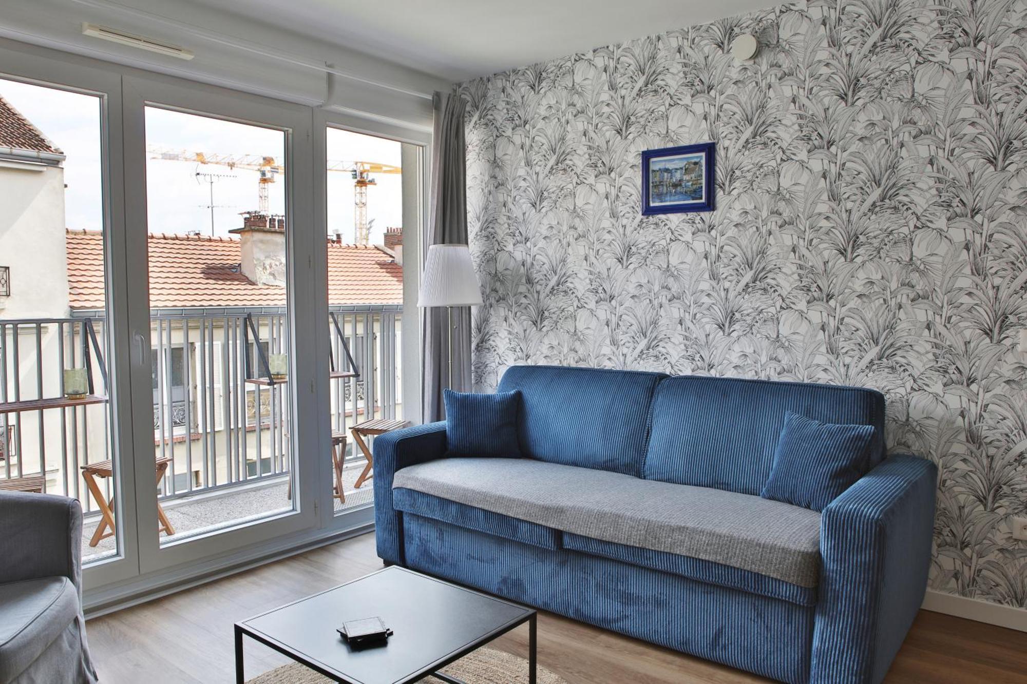 "Starry In So" 47M2, Lits Jumeaux, Parking Gratuit, Rue Calme Et Arboree, Metro 10 Min, Stade De France 24Min A Pied Saint-Ouen  Dış mekan fotoğraf